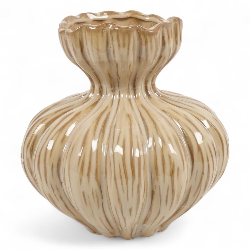 VASO ROTONDO MARAM BEIGE H.22